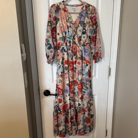 Kris Ashley and go Floral chiffon midi dress - Picture 5 of 6